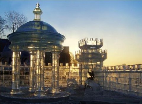 Ice Art: лед в ландшафте и интерьере
